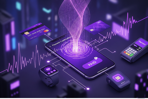 SmatPay interface on mobile and desktop showing easy payments